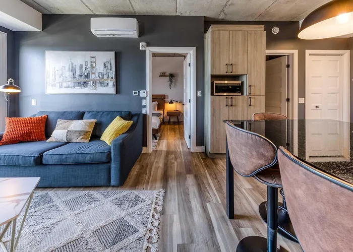 Appartement Luxe, Incredible Sunset View, Pool, Parking, Near Old Quebec